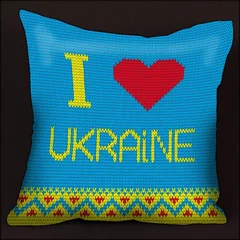 подушка I love Ukraine
